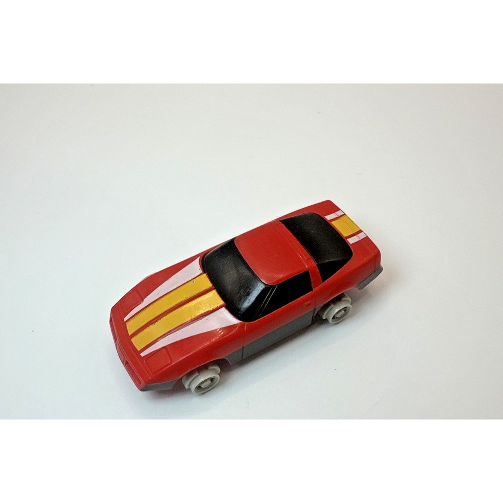 Vintage Tomy Ratchet Racers Corvette C4 Red Die Cast Car Japan T24 Rare